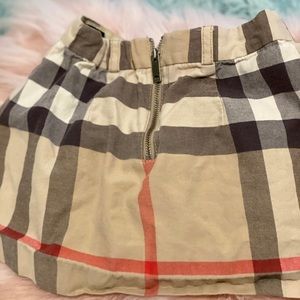 Burberry skirt girl